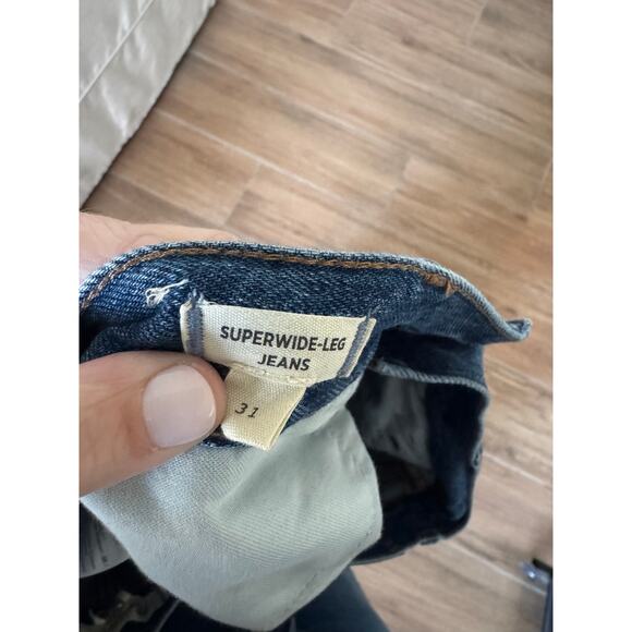 Madewell super wide leg jeans size 31 - Picture 6 of 8